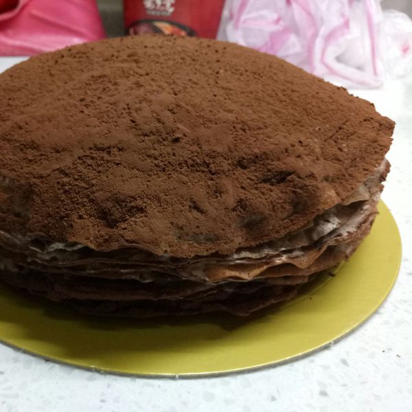 好像很厲害的抹茶千層蛋糕❤：Jing Chao 一起做