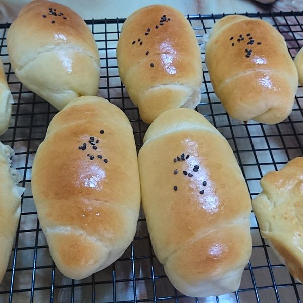 牽絲の奶油麵包卷～零失敗：小米 一起做