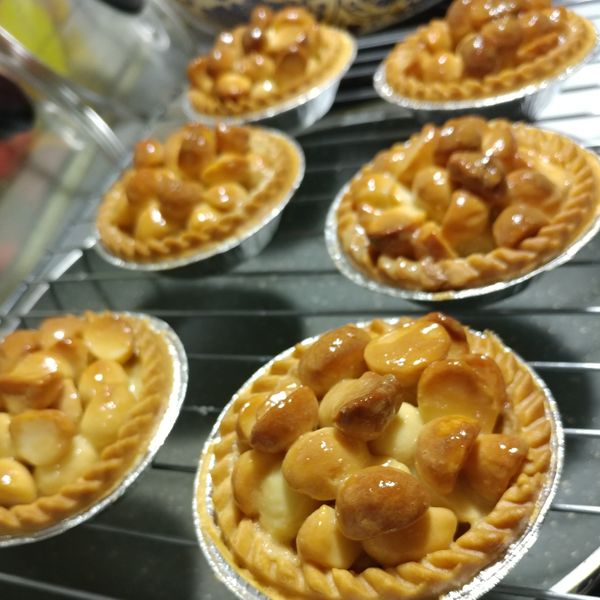 焦糖夏威夷豆塔 : Sara一起做