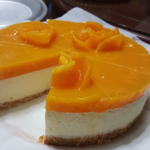 芒果凍可爾必思乳酪蛋糕 : 劉沛璇一起做
