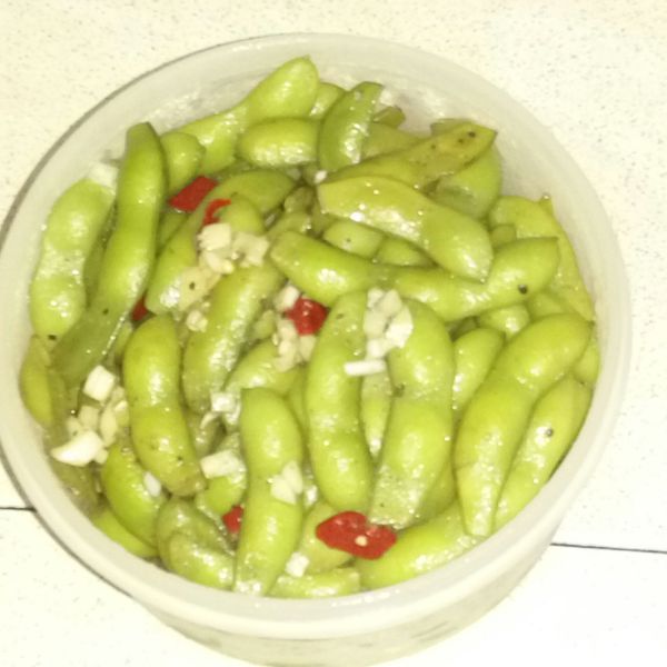 涼拌毛豆 : 隨意一起做