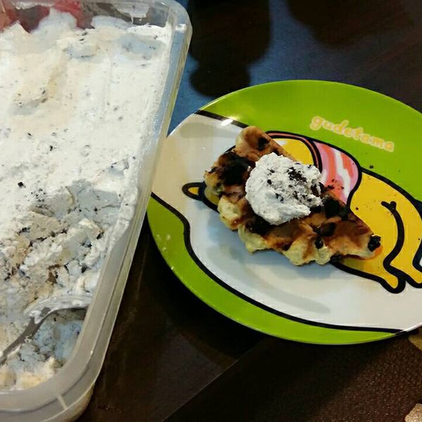 自製OREO冰淇淋*3種材料-免冰淇淋機 : Erica Liu一起做