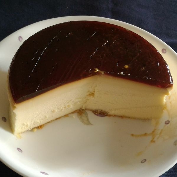 焦糖布丁輕乳酪蛋糕 : 珍珍一起做