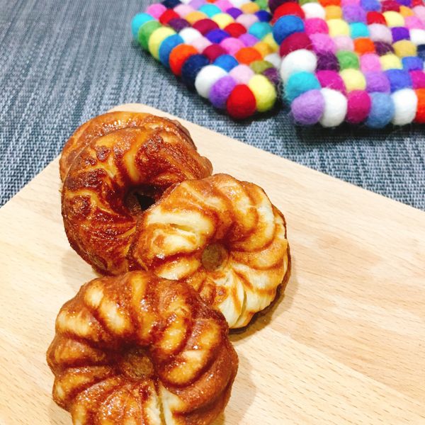丹麥甜甜圈(小V鬆餅機版)：Ulinda Kuo 一起做