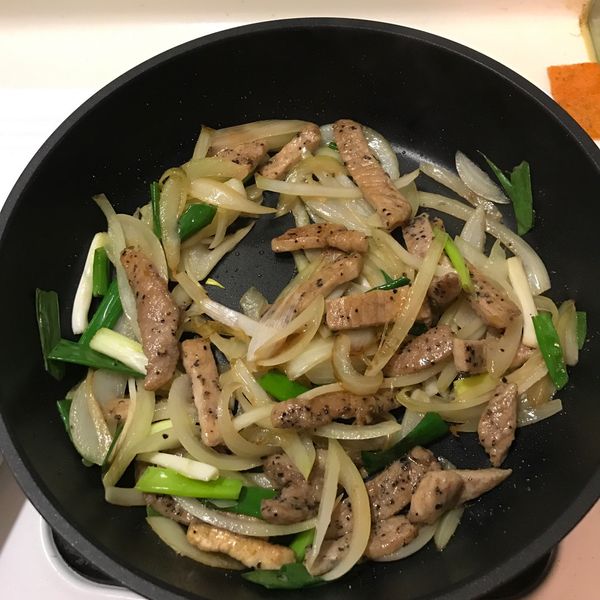 黑胡椒豬柳 : mandychen一起做
