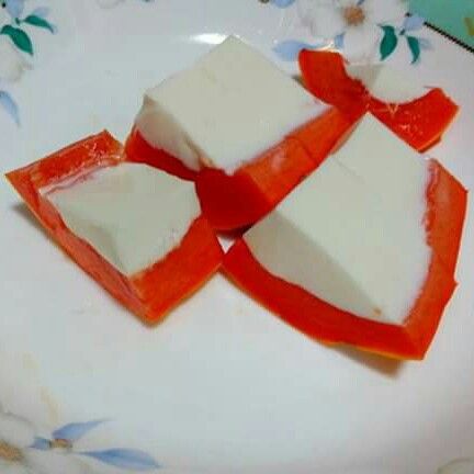 木瓜牛奶凍 [超簡易15分鐘食譜]：林粉圓 一起做