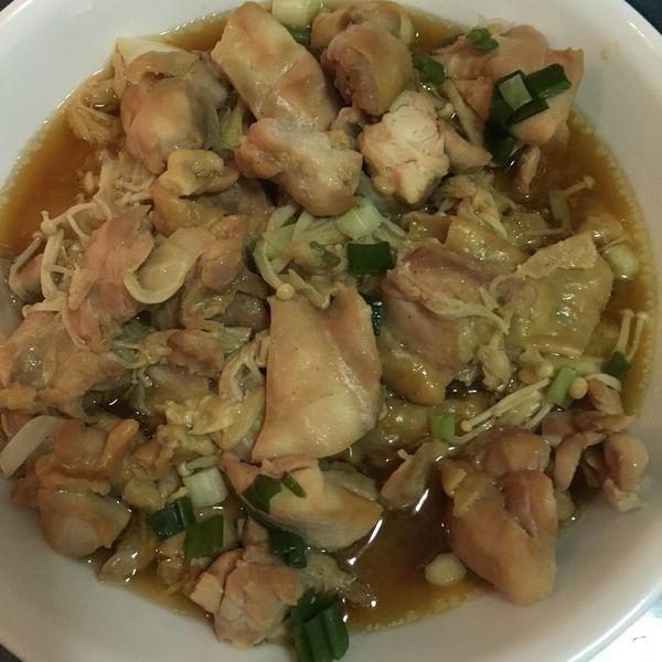 蠔油白菜蒸雞：蕭佩如 一起做