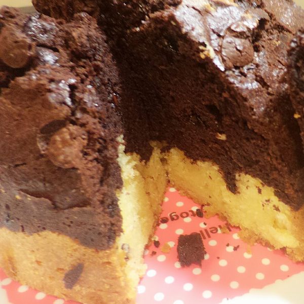 雙色磅蛋糕 : Mio Hu一起做