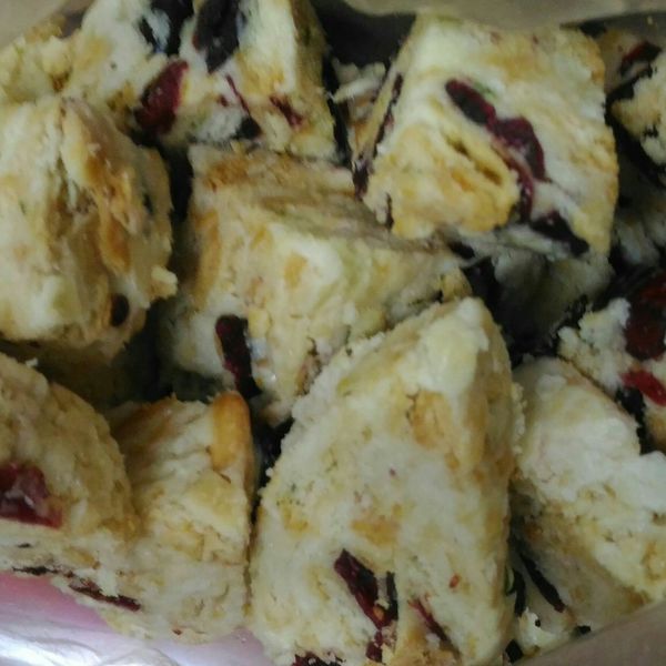 蔓莓纖果雪Q餅 : 菁菁一起做