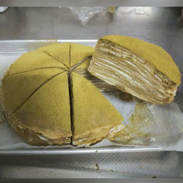 好像很厲害的抹茶千層蛋糕❤：陳雅茹 一起做