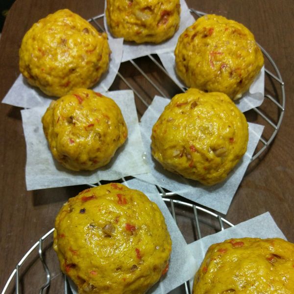 手揉南瓜饅頭 : Hua Hua Lan一起做