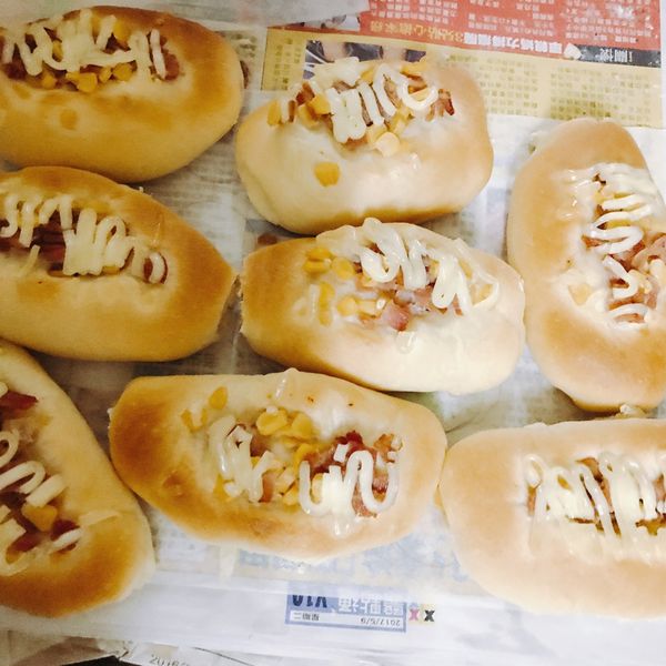 培根玉米麵包 : 雅一起做