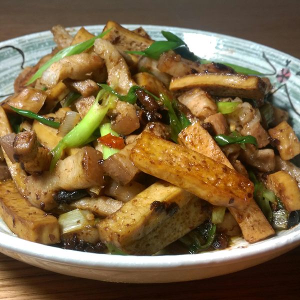 豆鼓炒五花肉豆乾：林怡昌 一起做