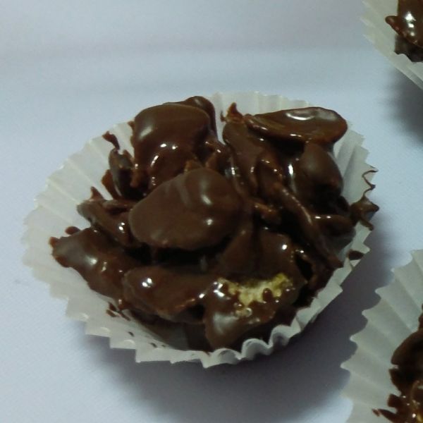 巧克力杏仁酥片：天宮 冥月 一起做