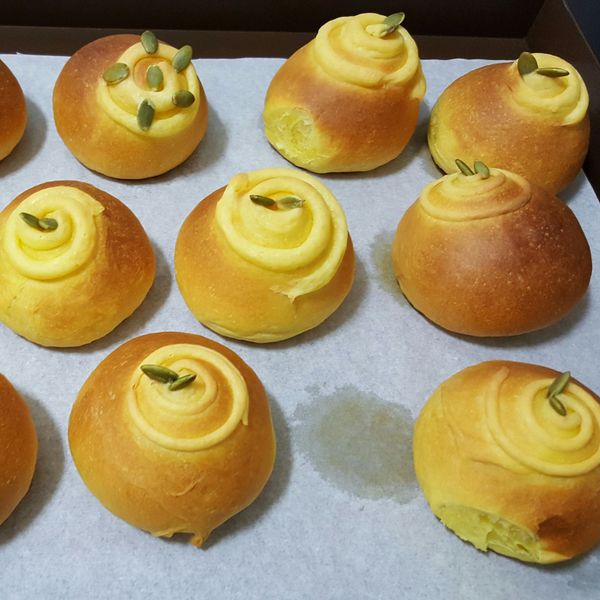 Custard Bread-卡士達麵包❤ : Yimei Lin一起做