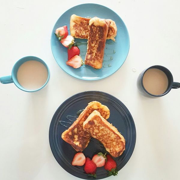 甜蜜早餐系列ღ奶油蜂蜜法式吐司 : Fion一起做