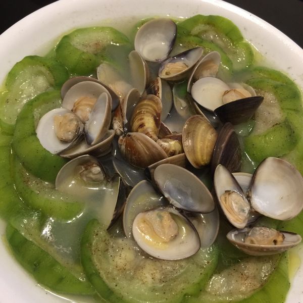 清蒸蛤蜊絲瓜：Chloe Lee 一起做