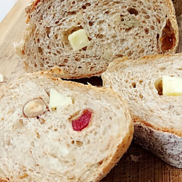 堅果乳酪麵包：時君 一起做