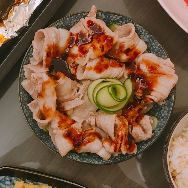 蒜泥白肉 : Angela Chang一起做