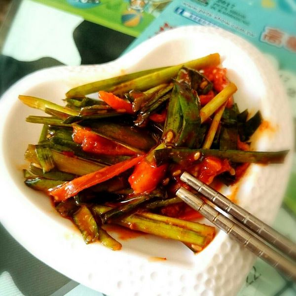 🥕韓式香辣涼拌韭菜🥕 : Suguan Chen一起做