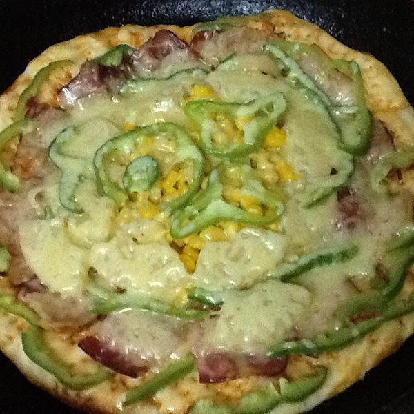 夏威夷披薩：Feng  Lin 一起做