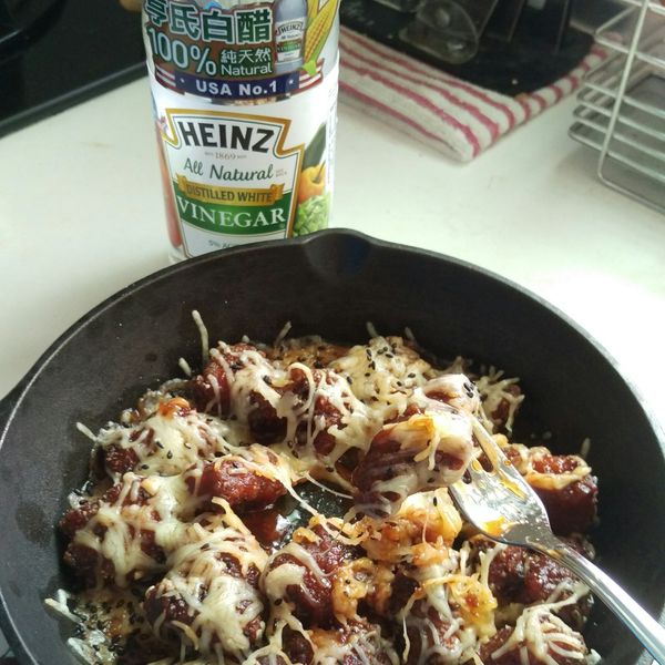 韓式起司酸甜雞：天才 一起做