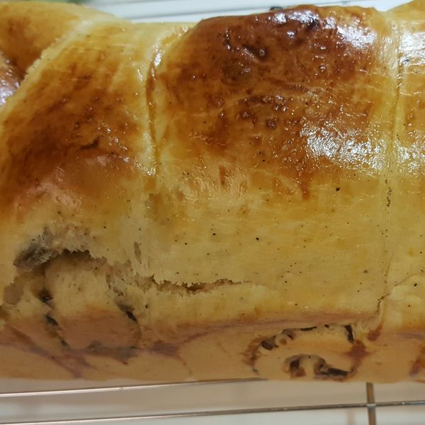 《養樂多系列》地瓜紅豆沙吐司 : faye2一起做