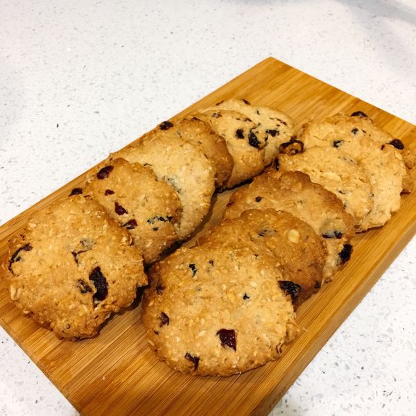 蔓越莓燕麥餅乾 : Milly Kuo一起做