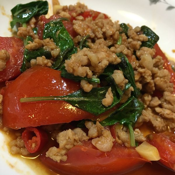 【泰式打拋豬】 : 蓉一起做