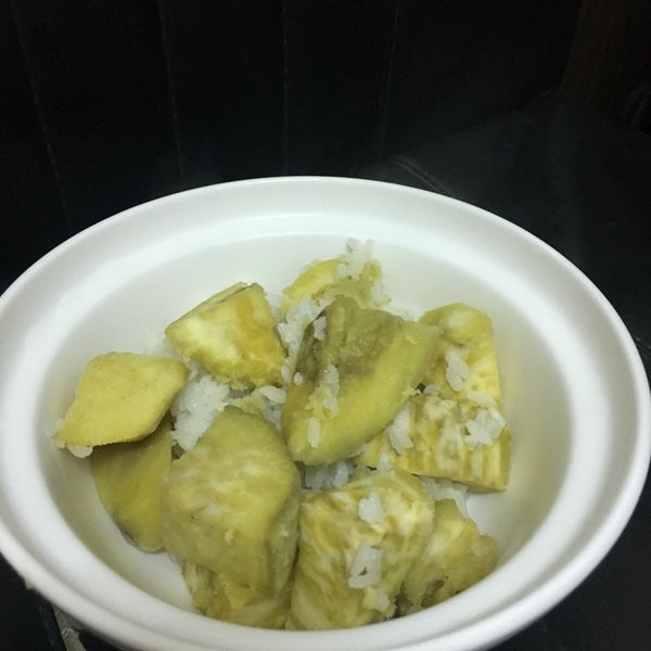 地瓜飯 : 丙308廖怡禎一起做