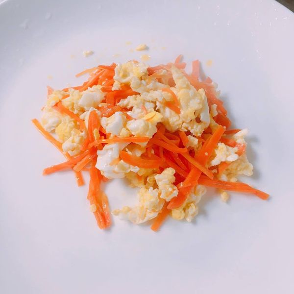 胡蘿蔔炒蛋~家常菜料理 : 乙249林詠誠一起做