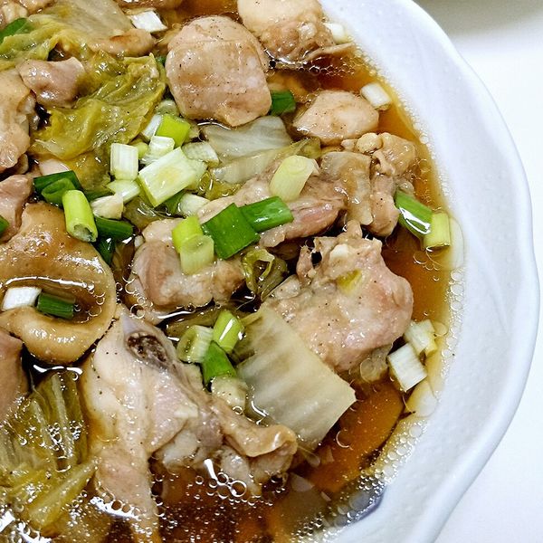 蠔油白菜蒸雞：Sophie Wang 一起做