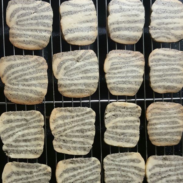 斑馬條紋手工餅乾 : faye2一起做