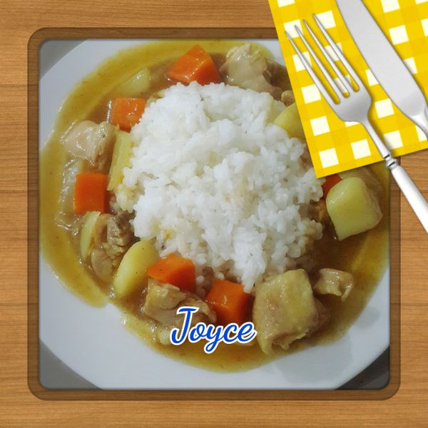 蘋果雞肉咖哩(飯) : Joyce一起做