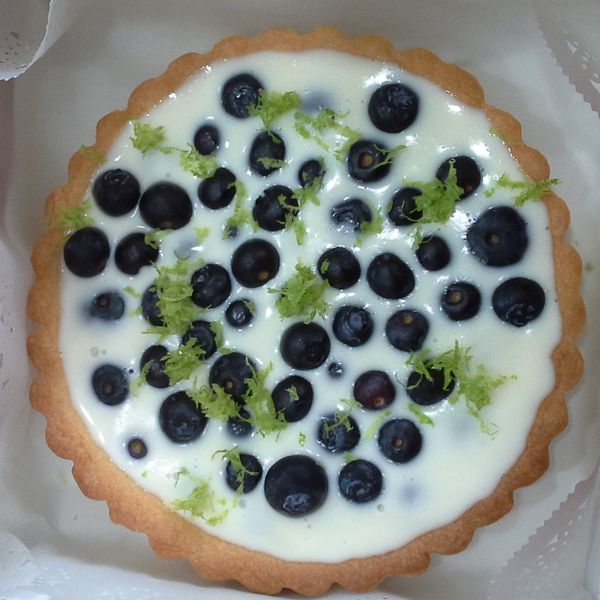 💜💜超簡單～馬斯卡彭藍莓派💜💜 : 王秋華一起做