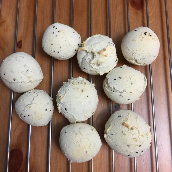 芋泥韓國麻糬麵包：Grace  Wang 一起做