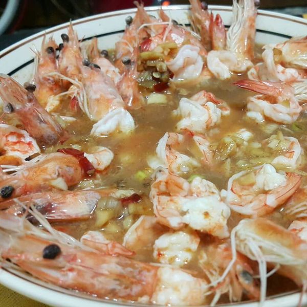 簡單美味的宴客菜～蒜蓉蒸蝦 : 小井一起做