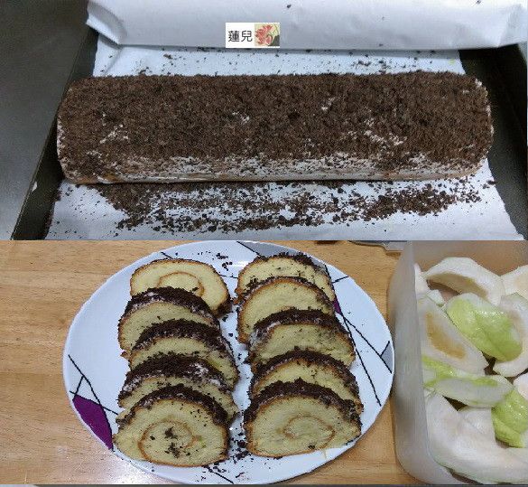 芋仔蕃薯蛋糕捲(正港):陸蓮兒 一起做