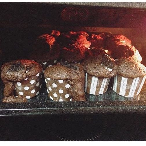 巧克力馬芬蛋糕#新手也會做：Leo 一起做