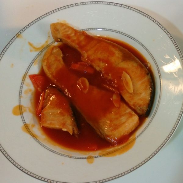 紅燒茄汁魚片:維尼 一起做