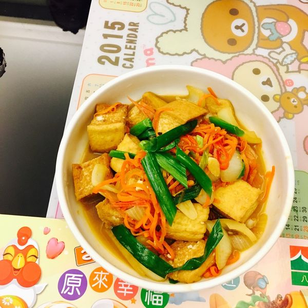 味噌燒油豆腐：想飛 一起做