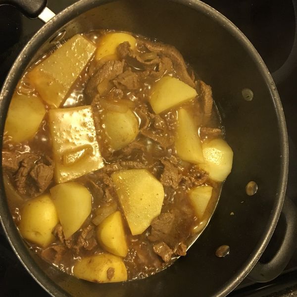 馬鈴薯燉肉(一鍋到底)：sp 一起做