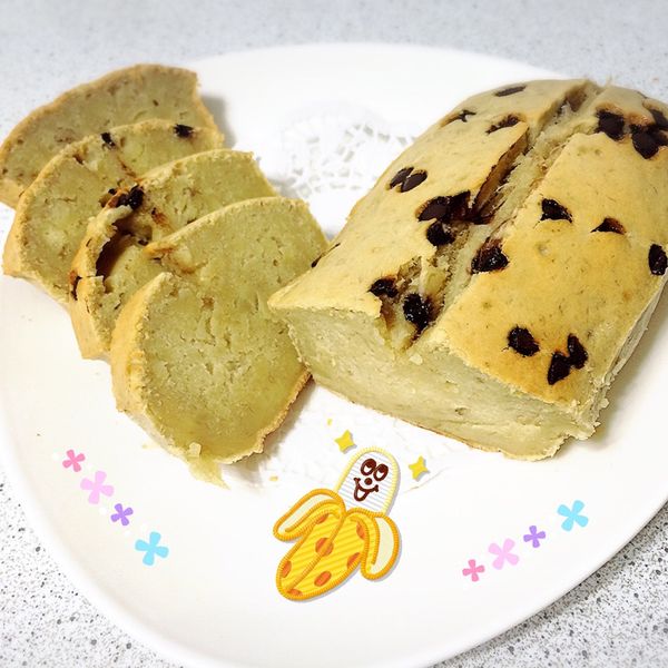 香蕉蜂蜜蛋糕(無奶油、減糖) : Angelcooking一起做