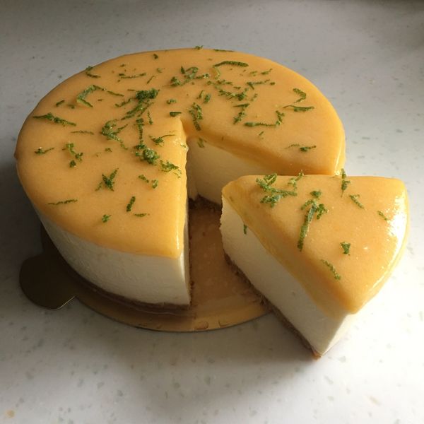 檸檬生乳酪蛋糕 : 淳一起做