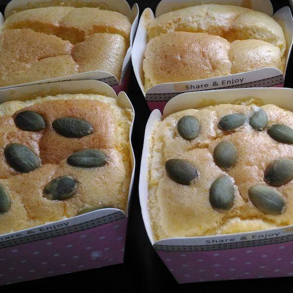 南瓜杯子蛋糕 : Kristine Chen一起做