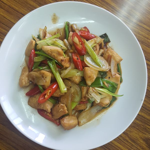 蔥爆雞丁 : 劉寶寶一起做