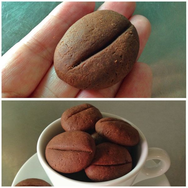 咖啡豆造型餅乾 : 凡凡一起做