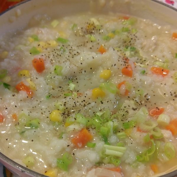 雞肉玉米粥:Li Rong Tseng 一起做
