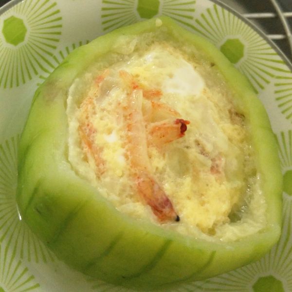 一菜二吃之絲瓜盅蒸蛋:新手廚娘筆記 一起做