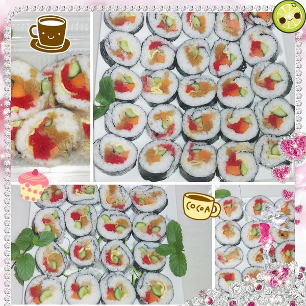 壽司 : 黃佳莉一起做